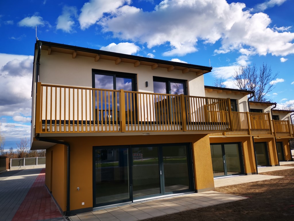 Aluminiumbalkon, Reihenhaus, modern