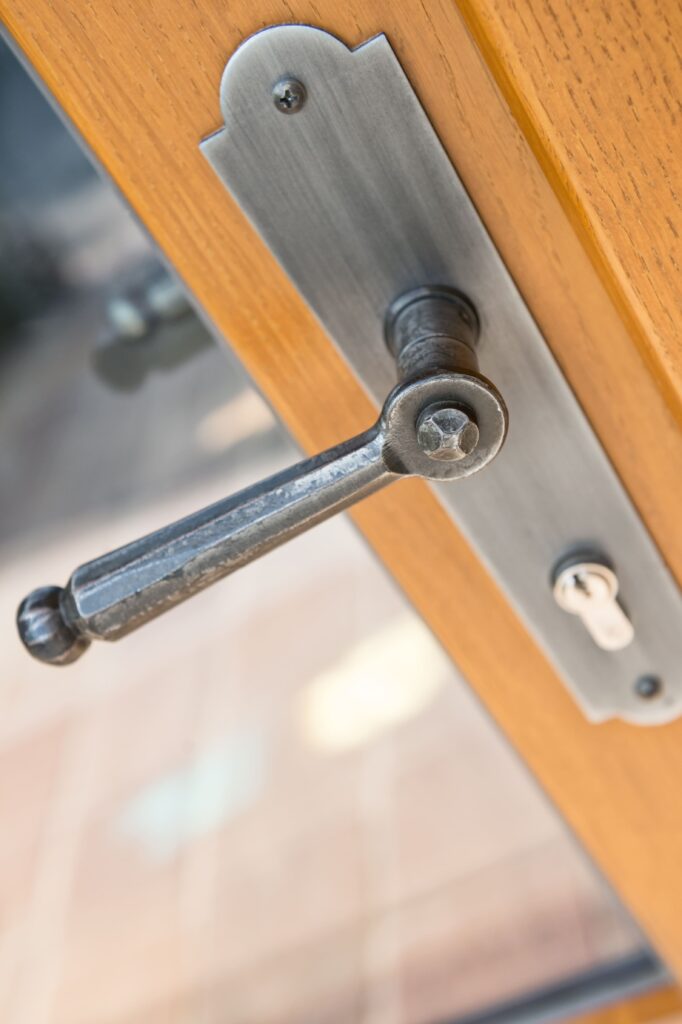 Nahaufnahme Türgriff vintage